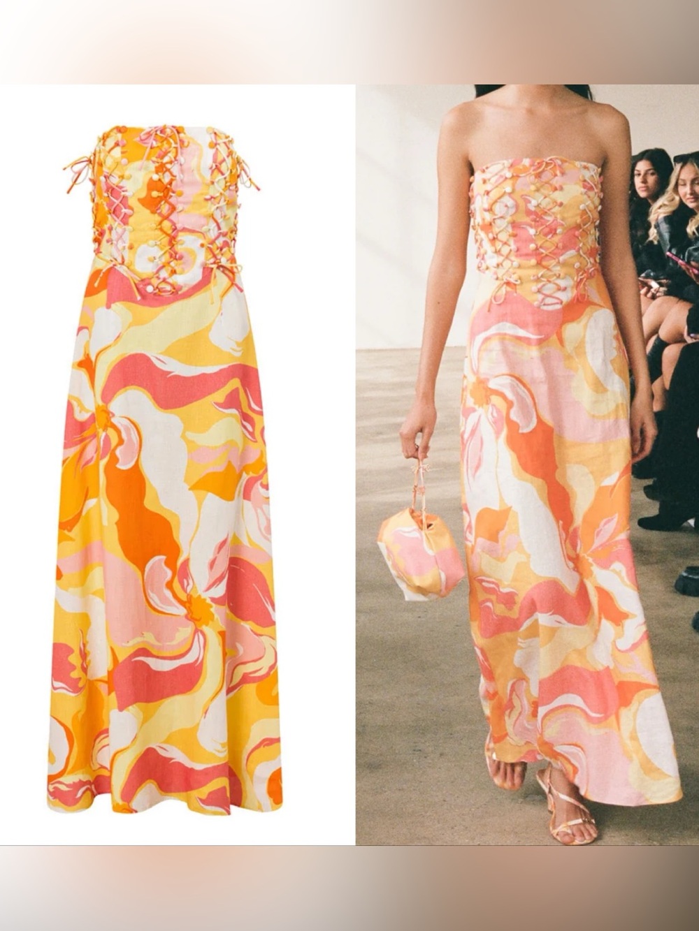 Zaco Saboskirt Kahlo Dress in Calista Sunset